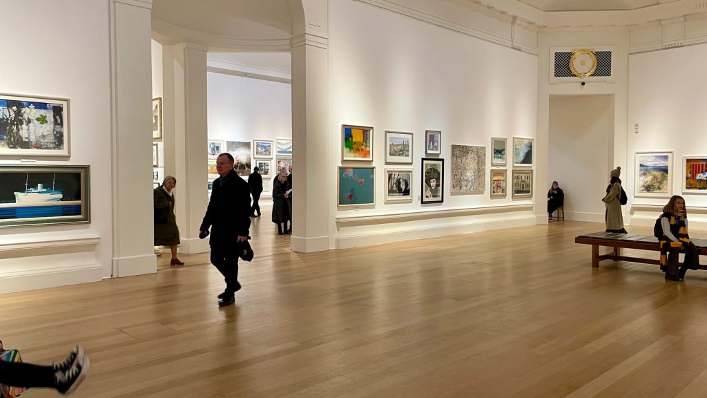 143rd Annual Open Exhibition of the Royal Scottish Society of Painters in Watercolour at the RSA in Edinburgh.