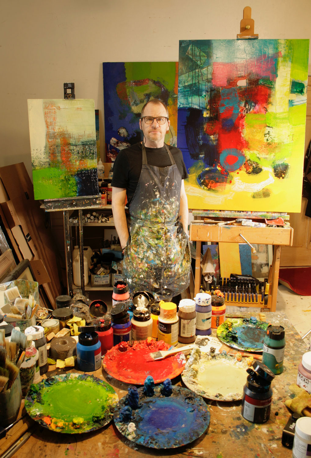 in_the_studio Christopher Wood PPSSA RSW RGI portrait
