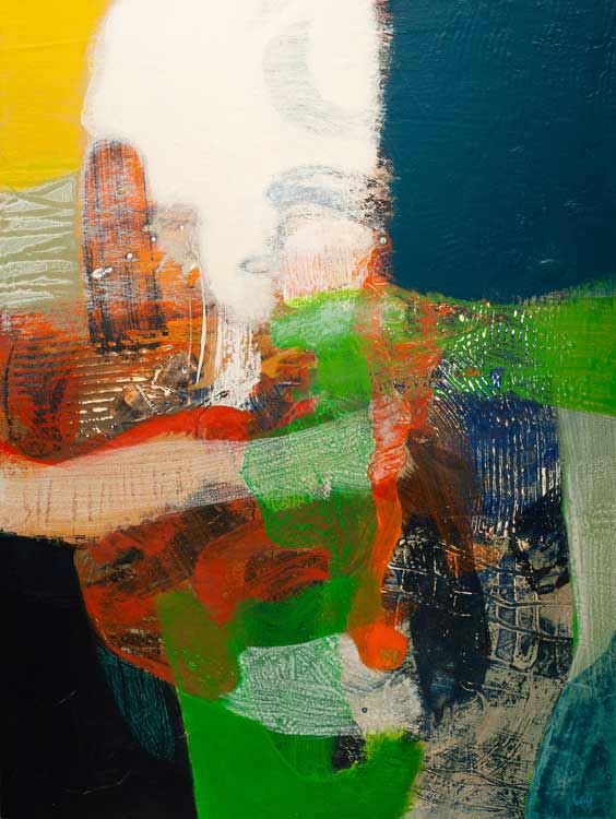 202403.ph 'Look Again' | 36 x 27 inches (91 x 69 cm) | Acrylic & Mixed media on Box Panel